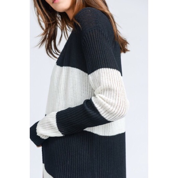 >>LAST<< Mya Striped Long Sleeve Duster - Picture 2 of 4